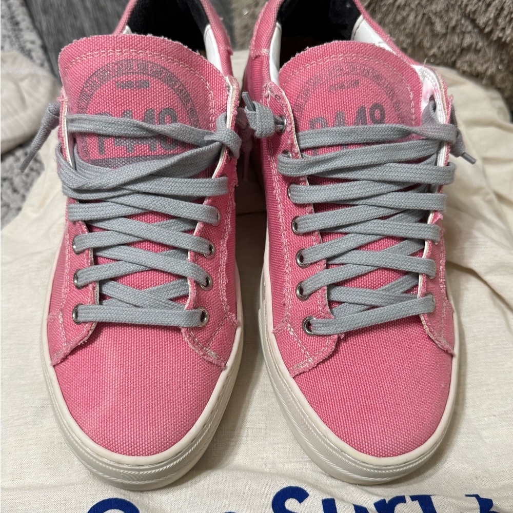 P448 Sneaker-Pink Canvas